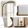 BEAUTYPEAK Arched Vintage Baroque Bathroom Vanity Mirrors - 4 of 4