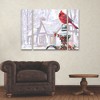 Trademark Fine Art-The Macneil Studio 'Cardinal on Gatepost' Multi Panel Art Set Large 3 Piece - 3 of 3