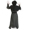 HalloweenCostumes.com Faceless Nightmare Kid's Costume | Hooded Robed Toothy Maw Monster Mask for Kids Halloween Costume - 2 of 4
