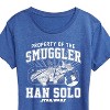 Women's - Star Wars - Property Of The Smuggler Han Solo Short Sleeve Graphic T-Shirt - 2 of 4