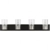 Livex Lighting Zurich 4 - Light Vanity in  Black/Brushed Nickel - 4 of 4