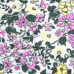 white multi ditsy floral