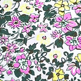 white multi ditsy floral