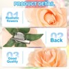 Unique Bargains Fabric Rose Boho Hair Clips Fabric Flower Brooch Pins for Wedding Party Dance 1 Pc - 3 of 4