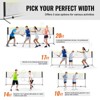VEVOR Badminton Net, Height Adjustable Volleyball Net, 14ft Wide Foldable Pickleball Net, Portable Easy Setup Tennis Net Set with Poles, Stand - 4 of 4