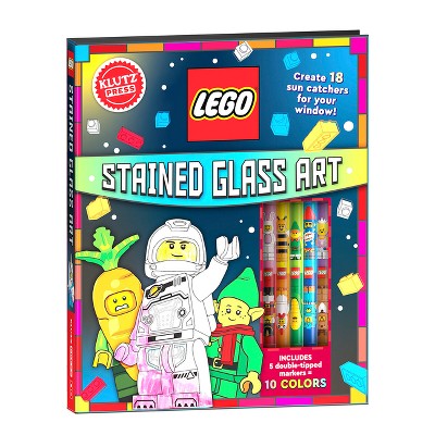 Lego Stained Glass Art - (Hardcover)