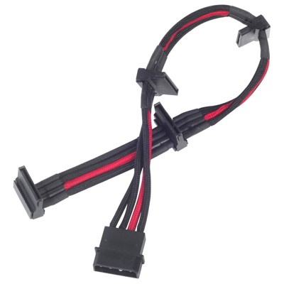 SilverStone Technology  ATX 24pin to MB-24pin(300mm) Power Cable Extneder Bicolor- Black & Blue