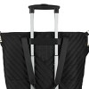 Rachel Rachel Roy Black Quilted Fabric 21 Weekender Tote - 3 of 4