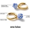 Ana Luisa Frida Pearl Huggie Hoops | 2-in-1 Convertible Pearl Drop Earrings in 14K Gold Plated & Silver Rhodium - 3 of 4