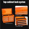 ORRD 5-Drawer Rolling Tool Chest with Top Box, Locking Wheels & Trays - 3 of 4