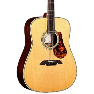 Alvarez MD70 Herringbone Dreadnought Acoustic Guitar Natural - 1 of 4