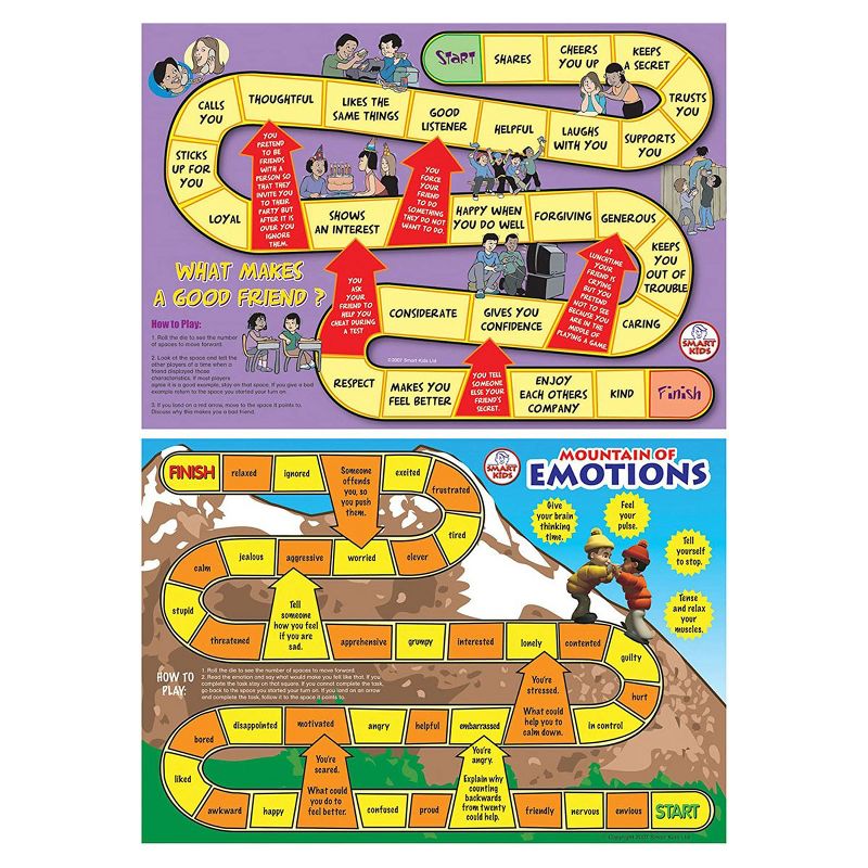 Didax Educational Resources Social Skills Board Games - 6 Games, 3 of 6