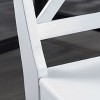 NicBex Dining Chairs Set of 2 Cross Back Style Acacia Wood Dining Chairs for Kitchen, Bedroom - 3 of 4