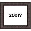 PosterPalooza | 3.5" Wide Ornate Brown Picture Frame - UV Acrylic, Backing Board, Hanging Hardware Included - 2 of 4