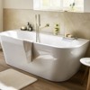 Cobbe Bathtub Shower Faucet Set with Handheld Shower Bathtub Faucet and 59-Inch Hose Single Handle Wall Mounted Shower System Brushed Gold - 2 of 4