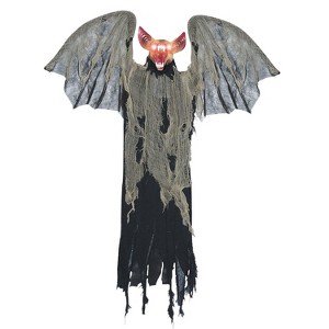 Sunstar Hanging Bat with Wings Light-Up Halloween Decoration -  48 in - Gray - 1 of 1