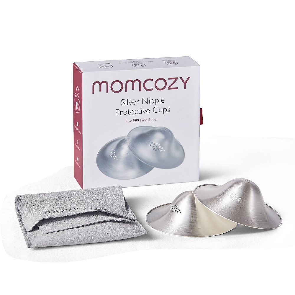 Photos - Baby Hygiene Momcozy Silver Nipple Shield - Regular 