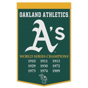 24" x 38" MLB Oakland Athletics Wool Banner - 1 of 3