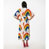 Unique Vintage Women's Wrap Midi Dress - 2 of 3