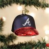 Old World Christmas Blown Glass Ornament for Christmas Tree, Atlanta Braves Baseball Cap (with OWC Gift Box) - 2 of 3