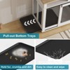 71 Inch Furniture Style Double Dog Crate Tv Stand with Storage, Heavy Duty Dog Crate Furniture for 2 Dogs, Dog Kennel - 4 of 4