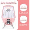 Safstar Baby Bassinet Bedside Crib, Newborn Sleeper w/Large Storage Basket, Adjustable Heights, Detachable & Washable Mattress - 4 of 4