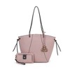 MKF Collection Liv Vegan Leather Women’s Tote Handbag with Matching Wallet by Mia K - 2 of 4