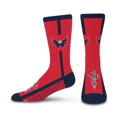 NHL Washington Capitals Rise Up Crew Socks - Large