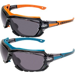 2 Pairs of Global Vision Eyewear Octane Safety Motorcycle Glasses - 1 of 4