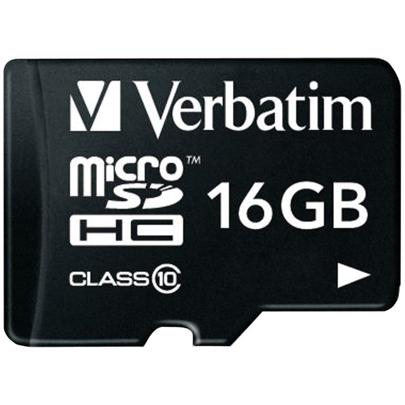 Verbatim® Classs 10 microSDHC™ Card with Adapter, 2 of 6