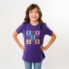 The Juniper Shop Checkered Bunny Coquette Distressed Youth Short Sleeve Tee - 3 of 4