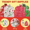 SYNCFUN 8Pcs Jumbo Christmas Giant Goody Gift Bags 44” X 36” with Gift Tags for Holiday Treats, Oversize Xmas Gifts - 3 of 4
