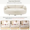 Whisen 102.3" Oversized Double Chaise Lounge Sofa & Sofa Bed, Sofa Couch with Deep Seat - 4 of 4