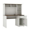 PAGED Computer Desk Modern Wooden Executive Desk with Storage Drawer, Cabinet, Socket and Open Shelves for Office - 4 of 4