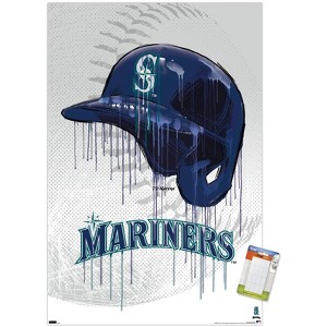 Trends International MLB Seattle Mariners - Drip Helmet 22 Unframed Wall Poster Prints - 1 of 4
