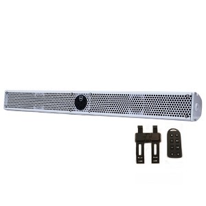 Wet Sounds Stealth 10 Ultra HD All-in-one Amplified Soundbar with Remote - White - 1 of 4