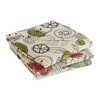 Design Imports  Printed Dishtowel & Dishcloth Set 6 Piece, Veggie Print, Dt 18X28", Dc 13X13" - 3 of 4