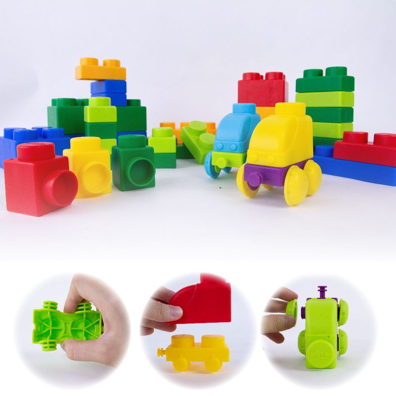 UNiPLAY Traffic Series — Toy Stacking Blocks, Set for Creativity, Early Learning Toy, Build Your Own Vehicles for Ages 3 Years Old and Up, 4 of 8