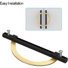 attop 6 Pack Matt Black and Nickel Cabinet Pulls - 4 of 4