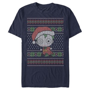 Men's Batman Ugly Christmas Chibi Joker T-Shirt - 1 of 4