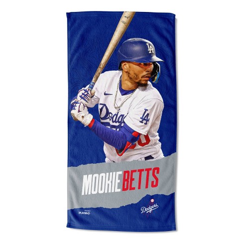 30x60 Mlb Los Angeles Dodgers 23 Mookie Betts Player Printed Beach Towel  : Target