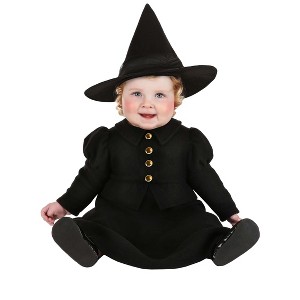 HalloweenCostumes.com Cozy Classic Infant Witch Costume | Magical & Comfy Baby Halloween Outfit | Infant Witch Costume - 1 of 2