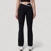 Anna-Kaci Women's Flare Leg Yoga Pants with Crossover High Waistband and Four-Way Stretch Fabric - 2 of 4
