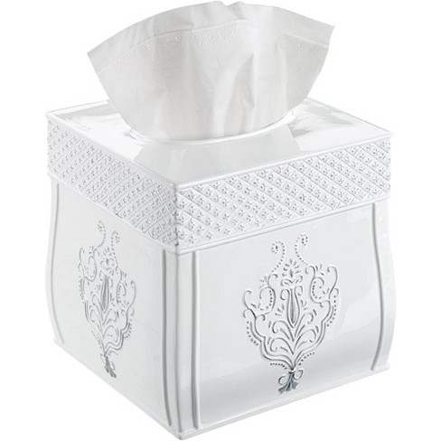 White square deals tissue box cover