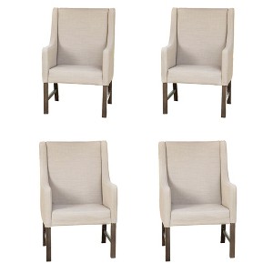 Captiva Designs Outdoor Steel Frame Weather Resistant Comfortable Chairs, Set of 2 - 1 of 4
