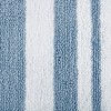 100% Cotton Stripe Print Reversible Indoor Bath Rug, Simple Spa Look Soft & Absorbent Bath Rug for Year Round Use - 4 of 4
