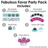 Big Dot of Happiness 50’s Sock Hop - 1950s Rock N Roll Party Favors and Cupcake Kit - Fabulous Favor Party Pack - 100 Pieces - 2 of 4