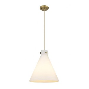 Newton Cone - 1 Light Pendant In Industrial Style-17.75 Inches Tall and 16 Inches Wide - 1 of 1