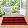 PiccoCasa Cotton Classic Gingham Pattern High-Density Woven Floor Mats - 2 of 4