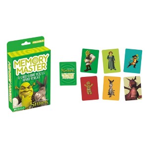 Aquarius Puzzles Shrek Memory Master Card Game - 1 of 4